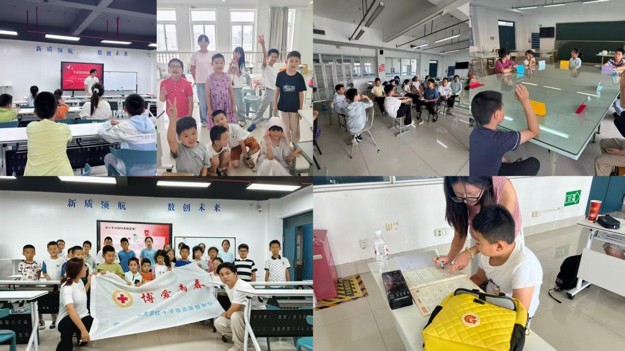 我院联合校企合作单位开办公安职工子女暑期托管班 做实为民服务实事